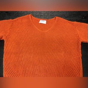 Old Navy Small Orange Sweater